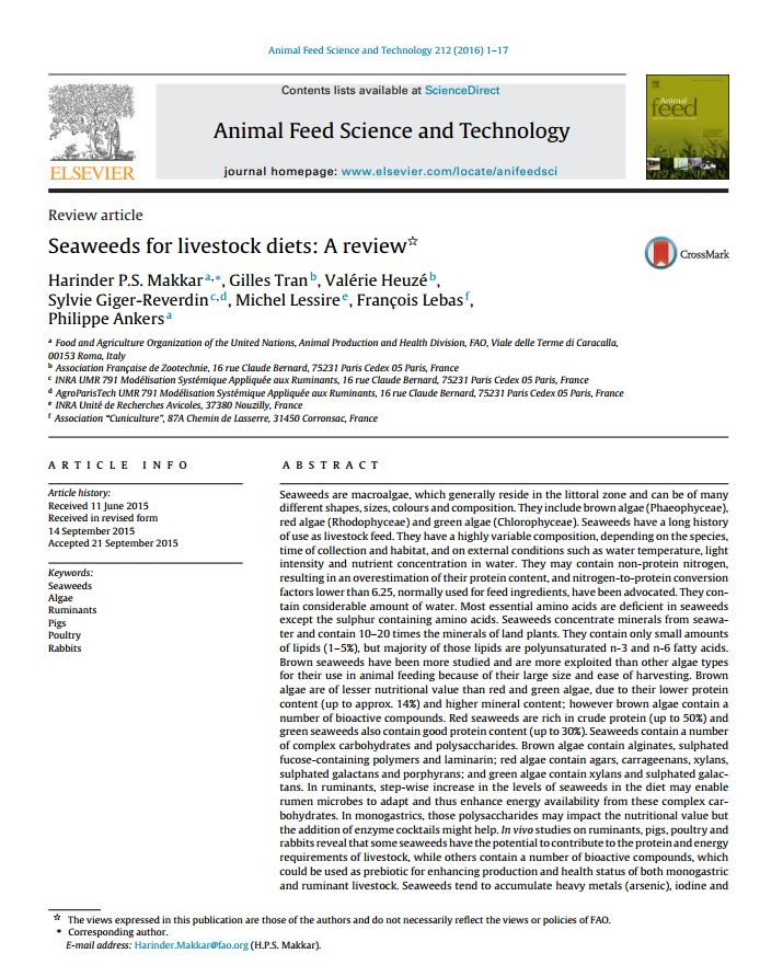 Makkar et al., 2016. Anim. Feed Sci. Technol., 212: 1-17 | Feedipedia