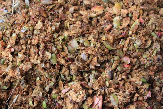 Apple pomace