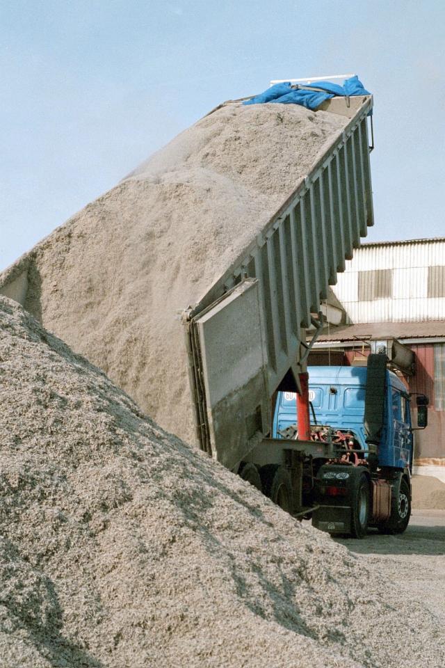 Transport of pressed sugarbeet pulp