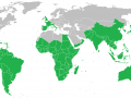African spiderflower (Gynandra gynandropsis) distribution map