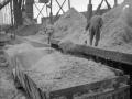 Sugar beet pulp loading at the sugar factory